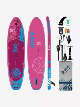 SUP-доска E-SUP PINK CARNATION, 11'6" 350-88-15 см, Розовый