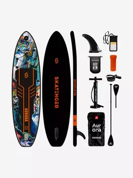 Надувная SUP-доска SKATINGER AURORA 01 11' 335*83*15 см, Черный