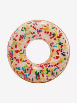 Надувной круг пончик Intex 56263NP Sprinkle Donut Tube 99см 9+, Розовый