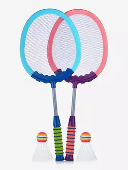Набор для бадминтона ROCKET (2 ракетки, 2 волана. ), Зеленый