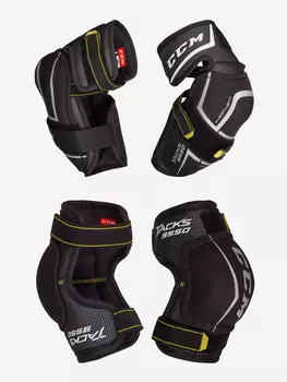 Налокотники хоккейные CCM Tacks 9550 SR, Черный, размер 178-188