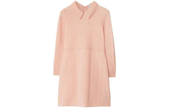 Детское платье Burberry, розовый