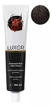 Стойкая крем-краска для волос с протеинами пшеницы Luxor Color Permanent Hair Color Cream 100мл: 5.00 Светлый коричневый натуральный интенсивный