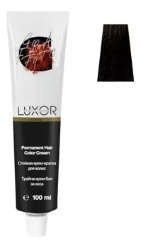Стойкая крем-краска для волос с протеинами пшеницы Luxor Color Permanent Hair Color Cream 100мл: 5.3 Светлый коричневый золотистый
