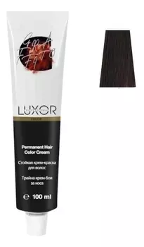 Стойкая крем-краска для волос с протеинами пшеницы Luxor Color Permanent Hair Color Cream 100мл: 5.5 Светлый коричневый махагоновый