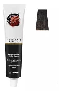 Стойкая крем-краска для волос с протеинами пшеницы Luxor Color Permanent Hair Color Cream 100мл: 5.7 Светлый коричневый шоколадный
