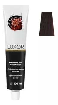 Стойкая крем-краска для волос с протеинами пшеницы Luxor Color Permanent Hair Color Cream 100мл: 6.5 Темный блондин махагоновый