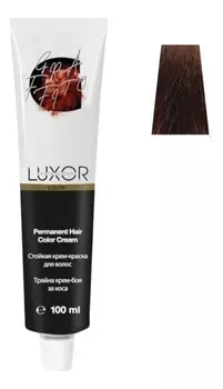 Стойкая крем-краска для волос с протеинами пшеницы Luxor Color Permanent Hair Color Cream 100мл: 7.4 Блондин медный