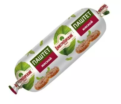Паштет мясной п/о 200 г кат.в колбасное изделие дмитрогорский продукт