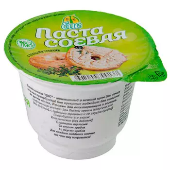 Паста соевая 250 г пряные травы боб и соя