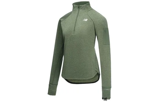 Свитшот Heat Grid женский зеленый New Balance