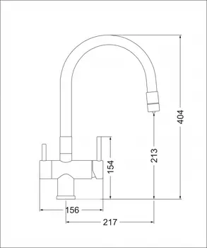 Смеситель EMAR ЕС - 3015 Golden