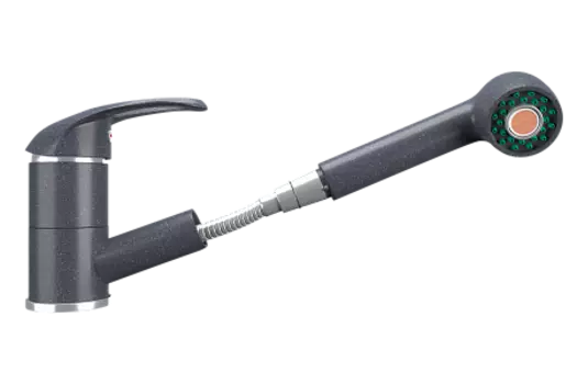 Смеситель для кухни Ulgran U-002-343, антрацит