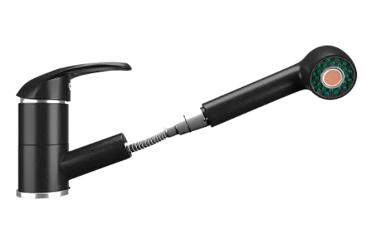 Смеситель для кухни Ulgran U-002-344, ультра-черный