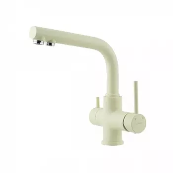 Смеситель Lemark Comfort LM3061PSH для кухни с подключением к фильтру питьевой воды, шампань