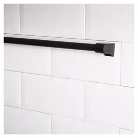 Рейлинг Tekno-tel Re'black, 60 см, D=1,4 см, с комплектом для монтажа, цвет чёрный