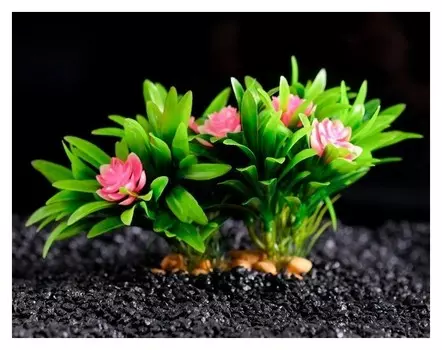Растение искусственное аквариумное, 20 х 12 х 11 см, микс