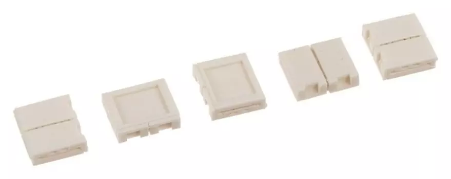 Разъем зажимной Ecola Led, 2-х контактный, 10 мм. В упаковке 5 шт.