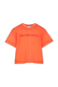 Футболка детская хлопковая Marc Jacobs, оранжевый