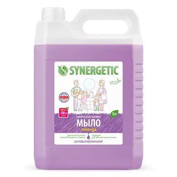 Мыло жидкое для рук Synergetic лаванда 5л