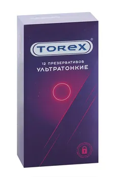 Презервативы Торекс ультратонкие, 12 шт