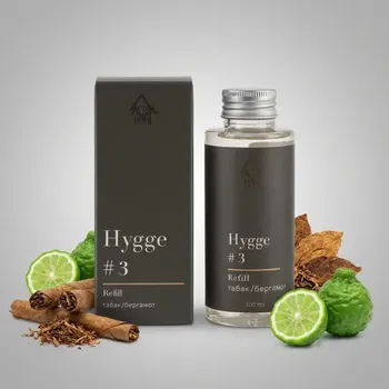 Наполнитель для диффузора Hygge 3 Табак/Бергамот 100 мл