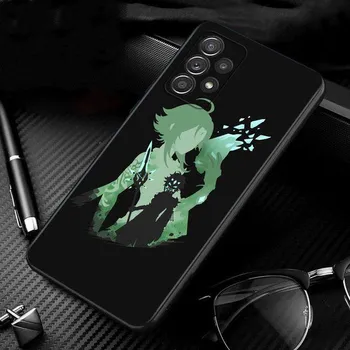 Чехол Genshin Impact с аниме для Samsung Galaxy A51 A71 A01 A11 A21 A21s A31 A41 A72 A52 A42 A32 A22 A12 A02 A02s F42 For Samsung A41