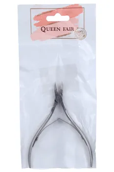 Кусачки Queen fair маникюрные двойная пружина 10 см длина лезвия-8 мм цвет серебристый