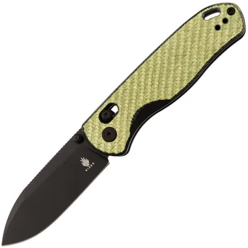 Складной нож Kizer Drop Bear, сталь Nitro-V, рукоять G10/карбон