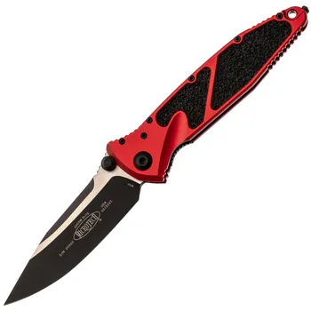 Складной нож Microtech Socom Elite, сталь M390, рукоять алюминий, красный/черный