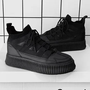 Fashion Sneakers Designed By Male Minority 2024 New Type of Skates China-Chic Casual Sports Student Shoes Flat Shoes for Men 39 бежевый