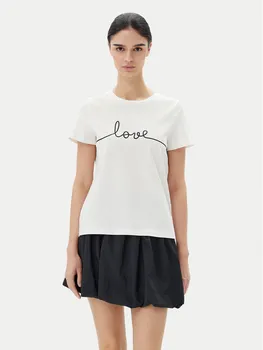 Футболка свободного кроя Kami 10332587 Vero Moda, белый