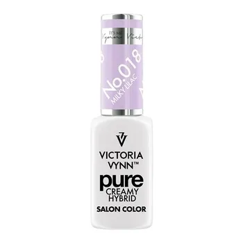 Victoria Vynn Pure Creamy Hybrid 018 Гибридный лак для ногтей молочно-сиреневый, 8 мл