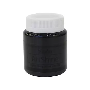 Краска ArtShine, чёрный 80мл Wizzart