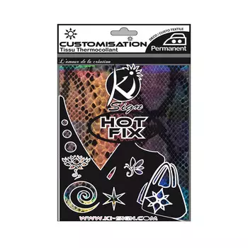 KS-TISSU Лист термоклеевой с текстурой для аппликаций, 15*20см Ki Sign (змеиная кожа)