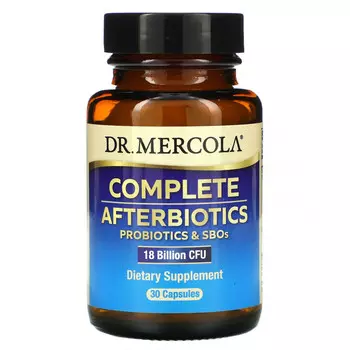 Dr. Mercola, Комплекс после биотиков, 18 млрд КОЕ, 30 капсул