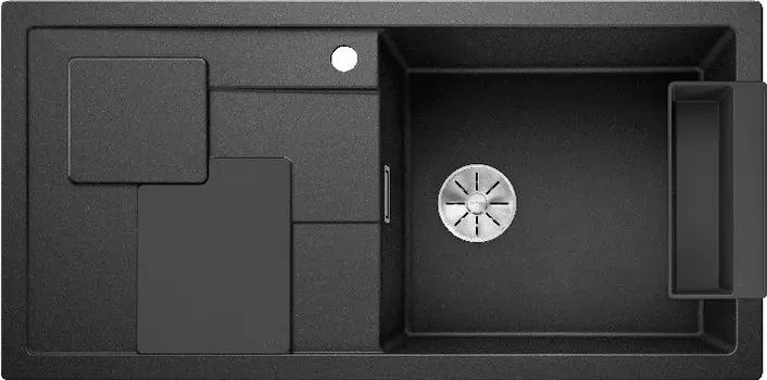 Мойка кухонная Blanco Sity XL 6 S антрацит, аксессуары лава