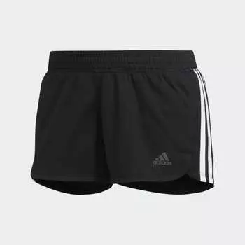 Женские шорты adidas Pacer 3-Stripes Knit Shorts (Черные)