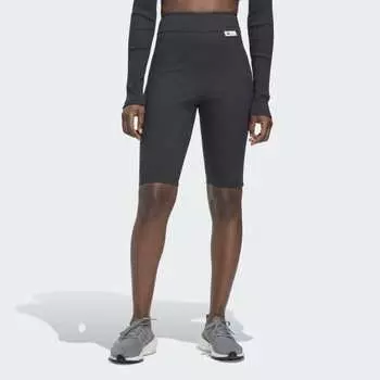 Женские шорты adidas Studio Lounge Ribbed Shorts (Серые)