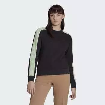 Женский свитер adidas Tape Detail Sweater (Черный)