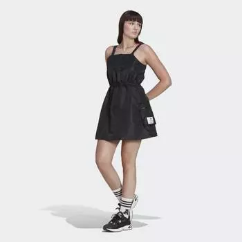 Женское платье adidas Nylon Dress (Черное)