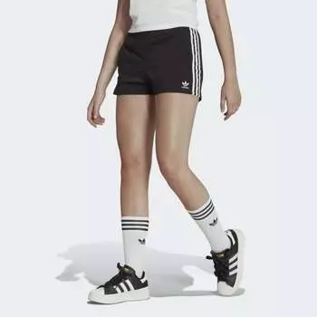 Женские шорты adidas 3-Stripes Shorts (Черные)