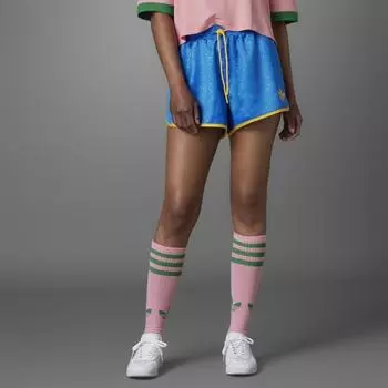 Женские шорты adidas Adicolor 70s Monogram Shorts (Синие)