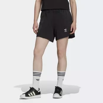 Женские шорты adidas Adicolor Split Trefoil Shorts (Черные)