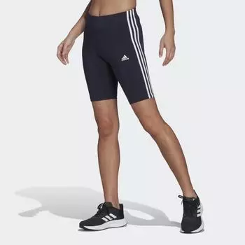 Женские шорты adidas Essentials 3-Stripes Bike Shorts (Синие)