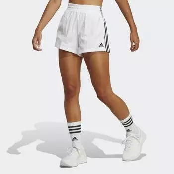 Женские шорты adidas Essentials 3-Stripes Woven Shorts (Белые)