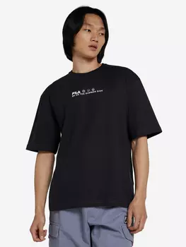 Футболка мужская оверсайз FILA, Черный
