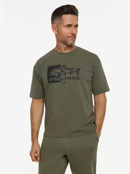 Футболка мужская FINNTRAIL Fish, Зеленый