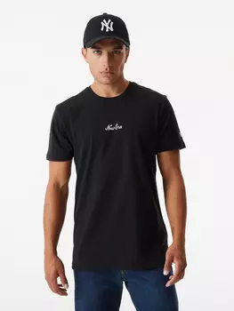 Футболка мужская New Era Essential Script, Черный, размер 46