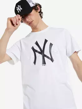 Футболка мужская New Era MLB Overlay Graphic, Белый, размер 48